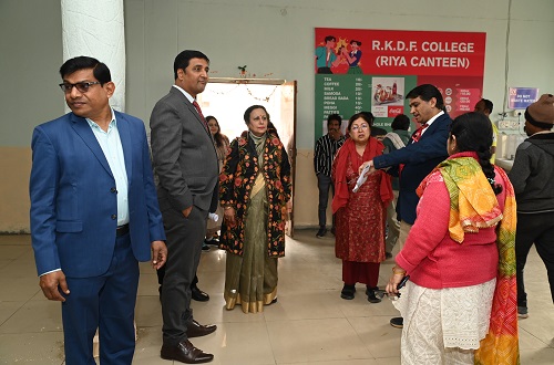 NAAC Peer Team Canteen Visit- 20th Dec,2023
